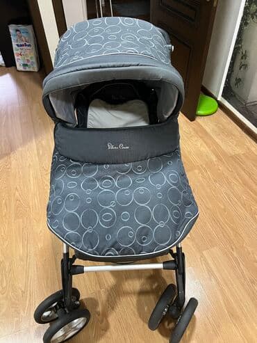 прогулочные коляски с рождения: Коляска, Б/у — 1