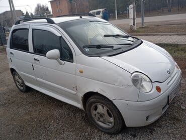 машина для полировки: Белый хэтчбек Daewoo Matiz — компактный городской автомобиль, который — 4