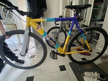 фикс grey: Шоссейный велосипед, Рама M (156 - 178 см), Б/у — 1