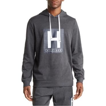 Толстовки: Tommy Hilfiger. Толстовка с капюшоном и длинными рукавами.Графика — 1