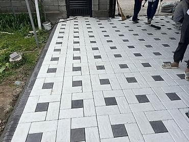 Үй жана бакча: Тротуардык плитка, Башка модель, Бетондон, Короо учун, Жаңы — 9