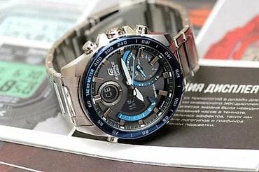 samsung 20: Casio Edifice Sapphire — мужские кварцевые часы с комбинированной — 5