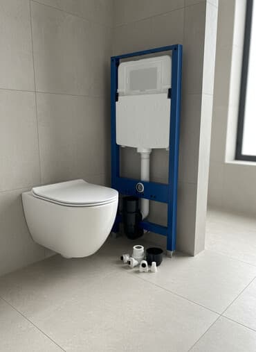 готовые туалеты на дачу: Инсталляционная система для подвесного унитаза, предназначенная для — 1