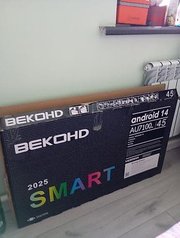 android мониторы: Срочно! Смарт‑телевизор BEKOHD AU7100, диагональ 45" Характеристики — 1