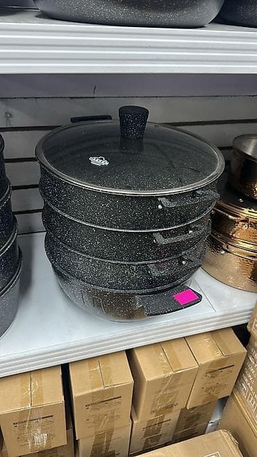 Многоуровневая пароварка/мантышница UAKGAN (UAKGAN Cookware) с