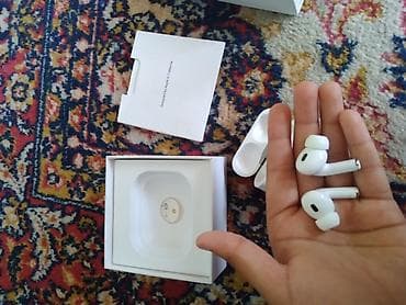 Беспроводные вакуумные наушники, Apple, AirPods Pro, Б/у at lalafo.kg Беспроводные вакуумные наушники, Apple, AirPods Pro, Б/у