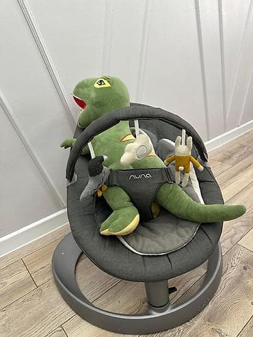 nike tech fleese: Детский шезлонг, Качалка, Железо, цвет - Серый — 1