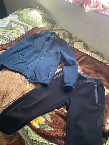 nike tech fleese: Спортивный костюм (кофта на молнии + брюки) - Комплект из толстовки — 1