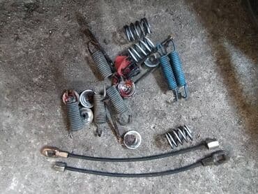 система форсунок: Toyota Surf 185 механизм колодок ручника, Тойота Сурф 185 колодка — 1