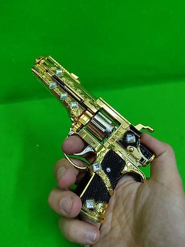 детские пистолет: Пистолет с пестонами игрушка металлическая🔥 Комплектация товара — 3