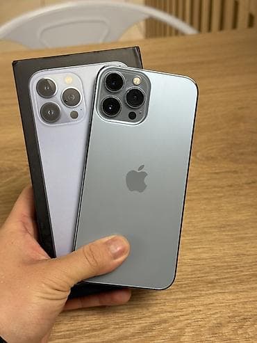 redmi note 9 s: IPhone 13 Pro Max, Б/у, 256 ГБ, Sierra Blue, Коробка, 79 % — 1