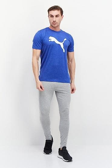 футболки пума мужские: Мужская футболка, L, Puma, Новый, цвет - Синий, Самовывоз, Платная доставка — 2