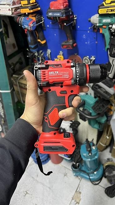 бесщеточный: Аккумуляторная бесщеточная дрель‑шуруповерт DELTA в кейсе — 4