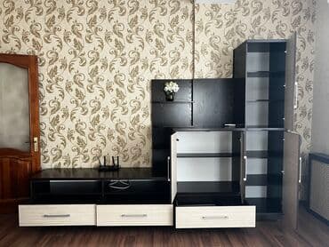 срочно связи переездом: Гарнитур для зала, Новый, Тумба под ТВ, Шкаф, ДСП, Самовывоз, цвет - Бежевый — 2