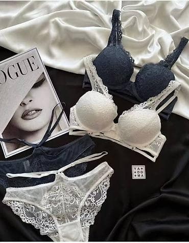 Жеке буюмдар: Кружевной комплект белья YA DO MA в наличии есть в чёрном цвете — 1