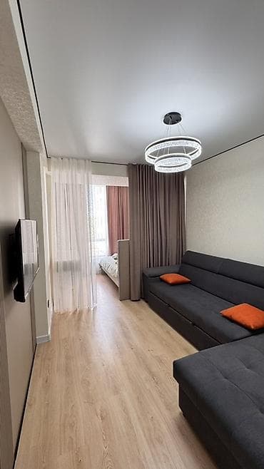 гостиница аламедин 1: Светлая квартира-студия с выделенной спальней и современным — 2