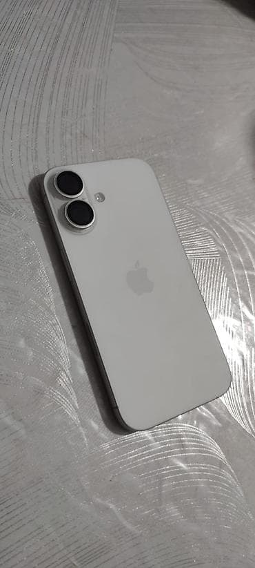 продаю наушники на айфон: IPhone 16, Б/у, 128 ГБ, Белый, Защитное стекло, Чехол, Коробка, 100 % — 2