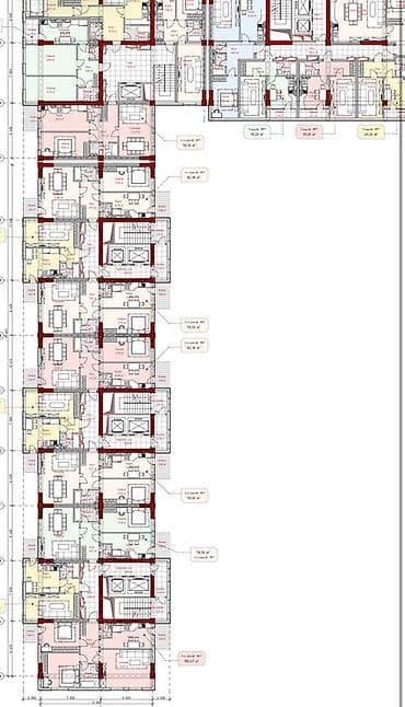 Строится, 2 комнаты, 75 м² — 2