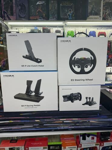 руль с педалями: Игровой комплект руль Moza R9 V2 В комплекте : Силовой блок moza R9 — 1