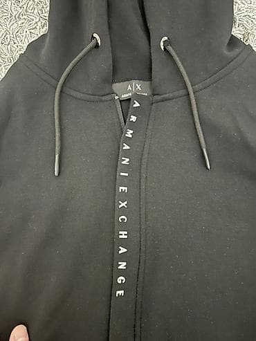 armani exchange двойка: Мужская толстовка, S, Armani, Новый, цвет - Черный — 3