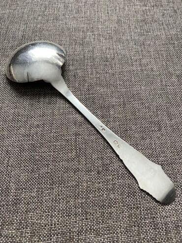 монеты разных стран: Серв. ложка. Серебро. Дания. 1928 г. Апробирована мастером Christian — 2