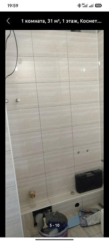 квартира 10мкр: 1 комната, 36 м², 104 серия, 1 этаж, Косметический ремонт — 4