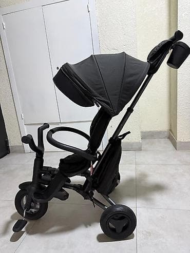 велосипед велосипед: Коляска, цвет - Черный, Новый — 2