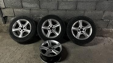Дөңгөлөктөр монтажда R 15, Кыш, Комплект, Куйма, тешиктери - 5