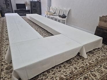 закройный стол продаю: Складной походный стол, Б/у, Дерево, цвет - Белый — 2