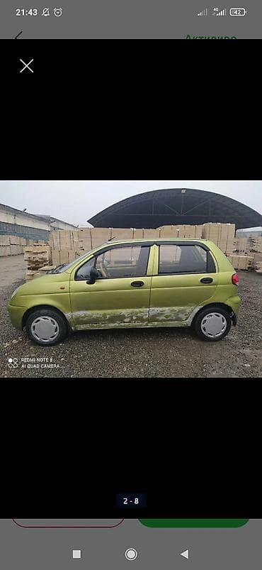super cub: Daewoo Matiz: 2011 г., 0.8 л, Механика, Бензин, Хэтчбэк — 2