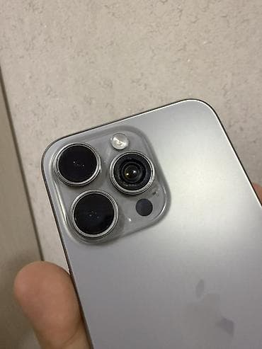 iphon 16 pro: IPhone 15 Pro Max, Б/у, 256 ГБ, Natural Titanium, Коробка, Чехол, 88 % — 2