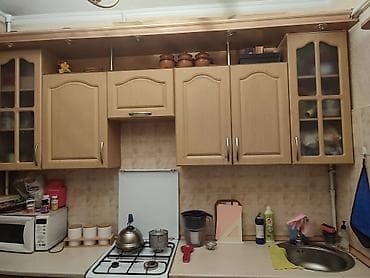 кухонные угол: Кухонный гарнитур, Б/у, цвет - Бежевый, Самовывоз — 1