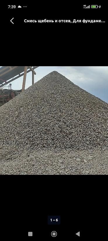 Дом и сад: ЩЕБЕНЬ, ОТСЕВ, СМЕСЬ (щебень + отсев) Предлагаются нерудные материалы — 4