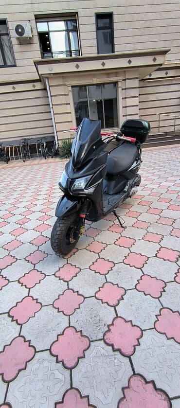 купить трехколесный электроскутер бу: Черный мопед Самурай — 3