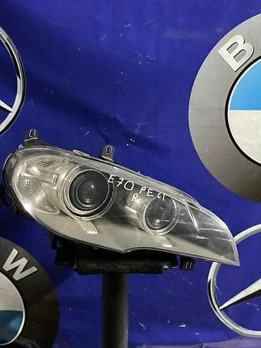 e70: Передняя правая фара BMW 2010 г., Б/у, Оригинал, Япония — 1
