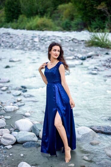 длинное платье в пол с открытой спиной: Продаю вечерние платья все новые черное-5000 зеленое- 5000 — 23