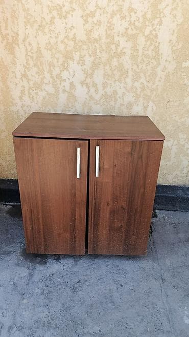 Тумба для вещей и одежды, Без зеркала, ЛДСП, цвет - Коричневый