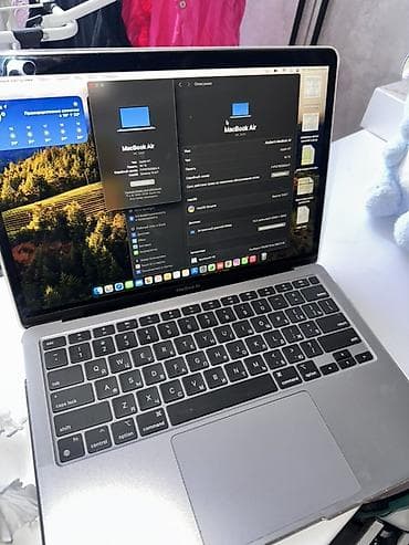 макбук: MacBook Air M1, 16/256 цвет Space Gray. работает стабильно, быстро и — 1