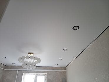 материал натяжной потолок: Натяжной потолок Глянцевое Монтаж — 9