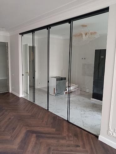 На заказ Лофт-перегородка, Бронированное стекло, Монтаж, Демонтаж, Бесплатный замер