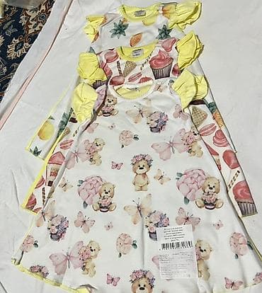 mn m: Детское платье, цвет - Голубой, Новый — 3