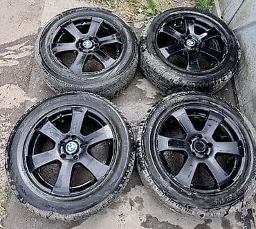 Дөңгөлөктөр монтажда 255 / 55 / R 18, All-season, Колдонулган, Комплект, Жол тандабастар (АТ/МТ), Куйма, тешиктери - 5