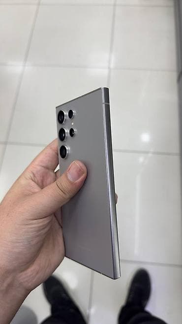 Samsung Galaxy S24 Ultra, Б/у, 256 ГБ, цвет - Серый, 1 SIM — 2