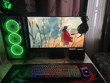 Игровой компьютерный набор Состав: - Системный блок с прозрачной