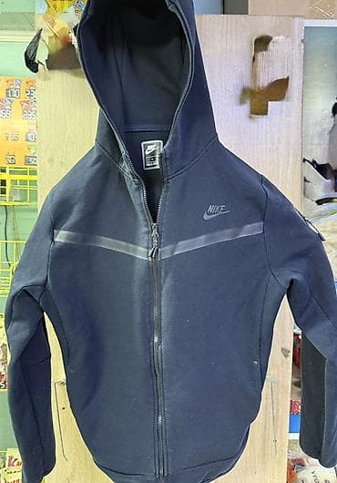 Nike Tech Fleece худи на молнии с капюшоном, размер S (указан на