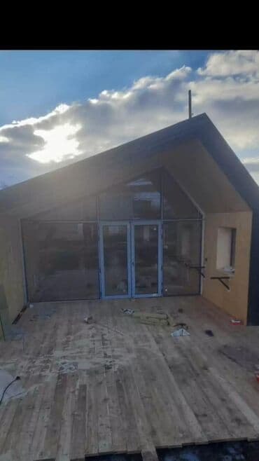 Буюртмага эшиктер: Буюртмага алюминий терезе, Терезе түрү: Витраждык, Мансард, Акысыз орнотуу, Бөлүп төлөө жок — 3