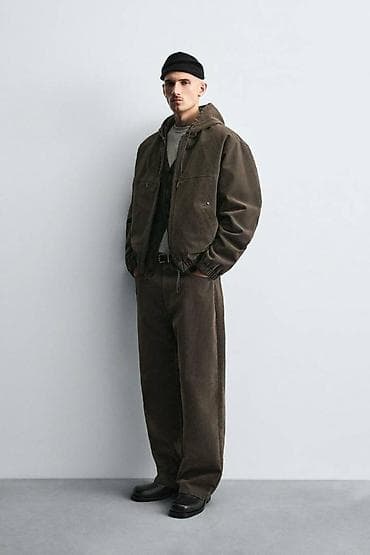 одежда для покрытых: Мужская куртка, L, Zara basic, Новый, Платная доставка — 4