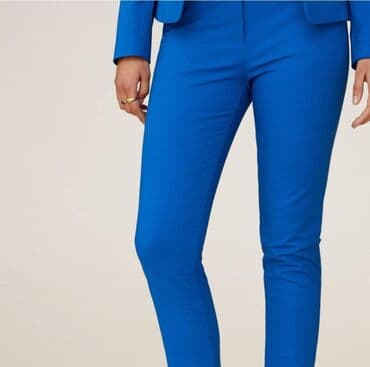 двойка брюки и кофта: Брюки Классические, Осень-весна, Турция, Новый, M — 1