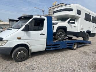 С лебедкой, С манипулятором, Со сдвижной платформой