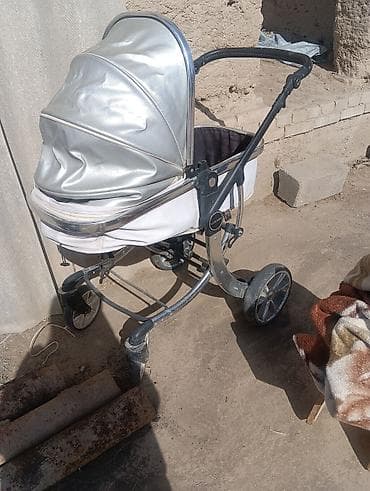 дордой игрушки: Балдар арабасы, Башка бренд, түсү - Күмүш, Колдонулган — 1